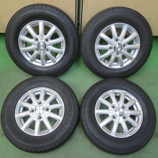 バリ溝！23年！キレイ！9.5分以上◎145R12 6PR ダンロップ エナセーブ VAN01 JOKER ジョーカー 12インチ PCD100/4H◎6072208イノ