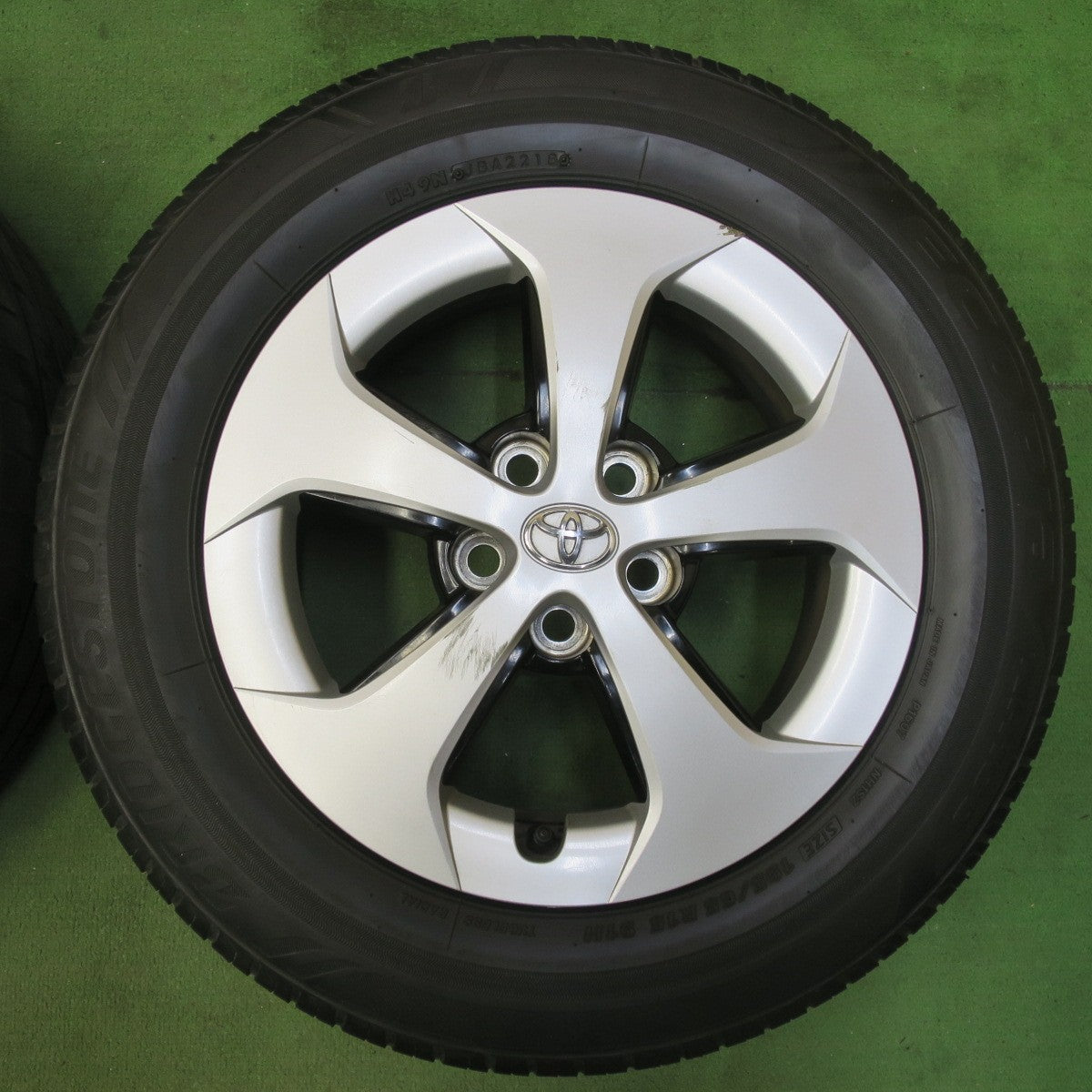 4本価格★トヨタ 30系 プリウス 後期 純正 195/65R15 ブリヂストン エコピア NH100 EX20 15インチ PCD100/5H★5080408イノ