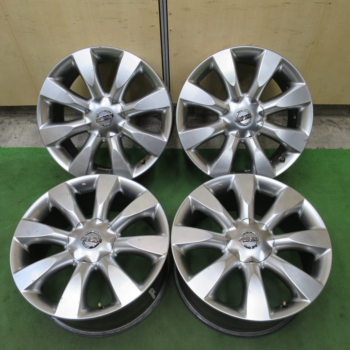 4本価格◎日産 Y50 フーガ 純正 ホイール 18インチ 18×8JJ PCD114.3/5H◎6082401NGホ