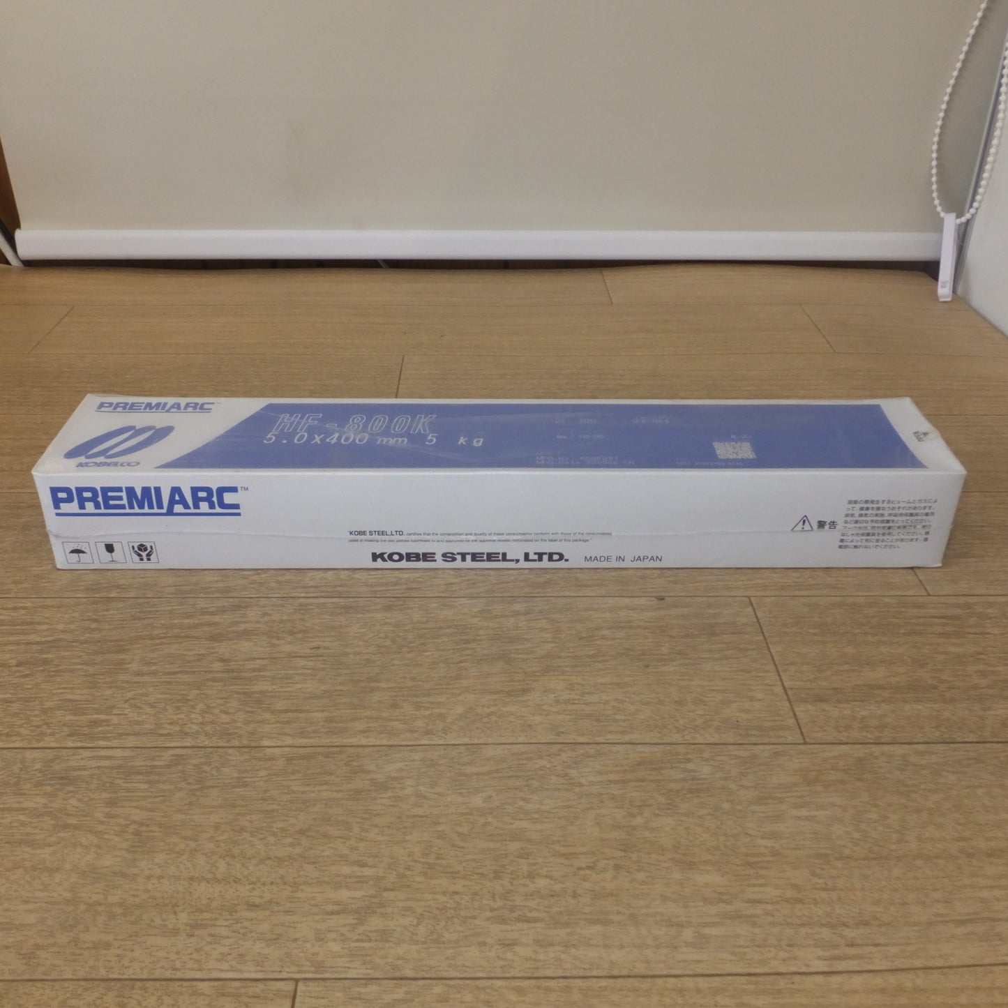 [送料無料] 未使用★神戸製鋼 KOBELCO 硬化肉盛 溶接棒 PREMIARC HF-800K 5.0×400mm 5kg 1箱★