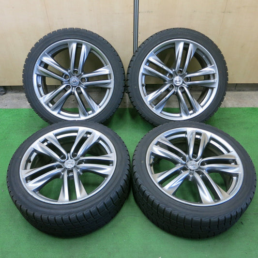 バリ溝！8.5分★日産 Y50 フーガ 純正 245/40R19 スタッドレス ヨコハマ アイスガード iG30 PCD114.3/5H★4061901ナス