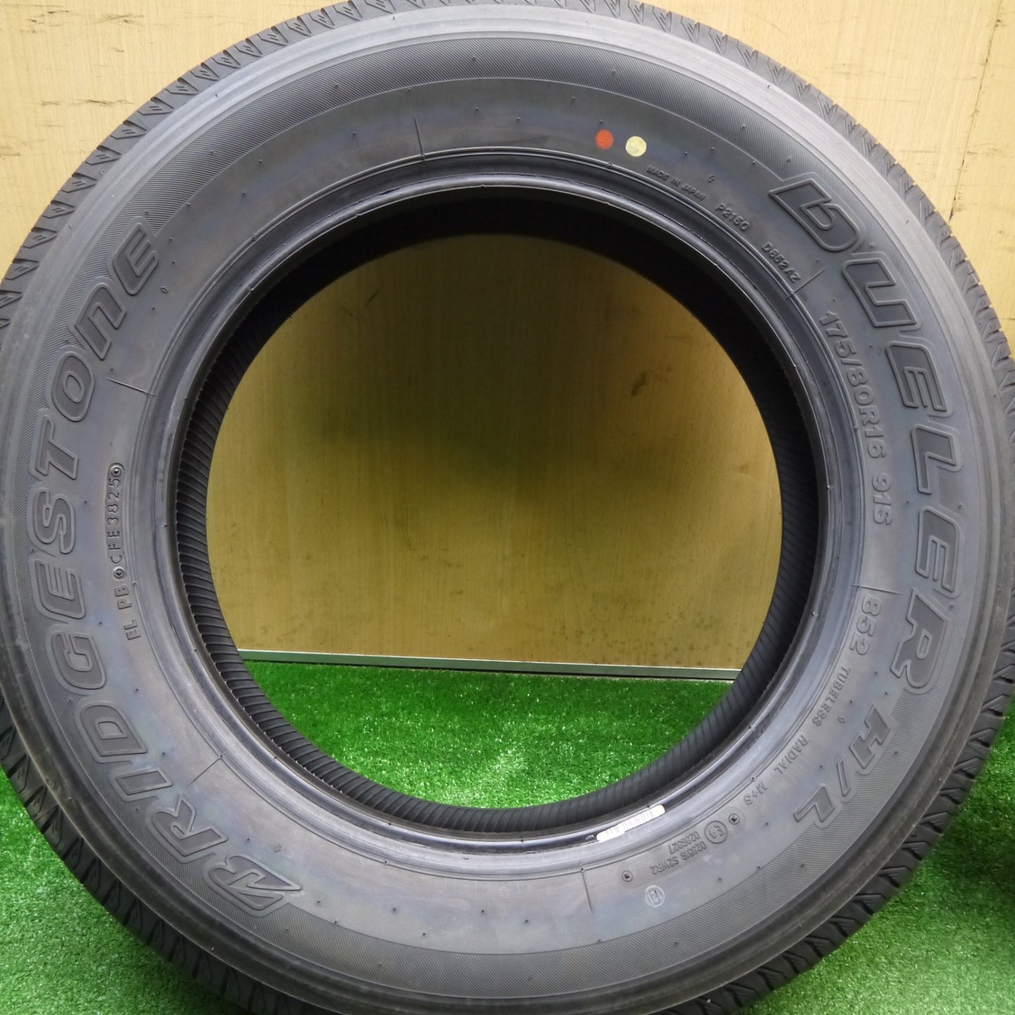 新車外し！25年★ジムニー 等 175/80R16 ブリヂストン デューラー H/L 852 DUELER 16インチ★5121604Hノタ
