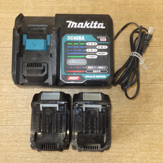 [送料無料] ジャンク★マキタ makita 急速充電器 DC40RA　バッテリ BL4025 2点　セット★