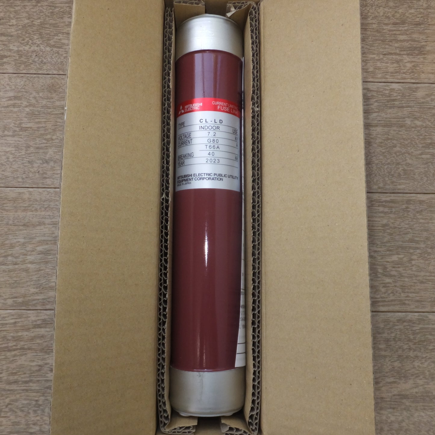 [送料無料] 未使用★三菱 MITSUBISHI 電力ヒューズ 限流ヒューズ CL-LD 7.2kV G80A TK-301 6本 セット★