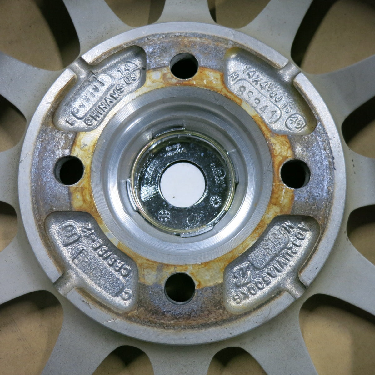 4本価格★ECO FORME ブリヂストン 製 14インチ ホイール エコフォルム 14×4.5J PCD100/4H★5061306SYホ