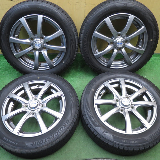 キレイ！22年★スタッドレス 155/65R14 ブリヂストン ブリザック VRX2 ZACK JP-110 MONZA ザック 14インチ PCD100/4H★5081302NJス