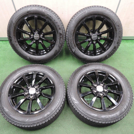 バリ溝 21年 9.5分★ワーゲン アウディ 等 205/60R16 VRX3 スタッドレス ブリヂストン ブリザック EUROTECH 112/5★3121308TNス