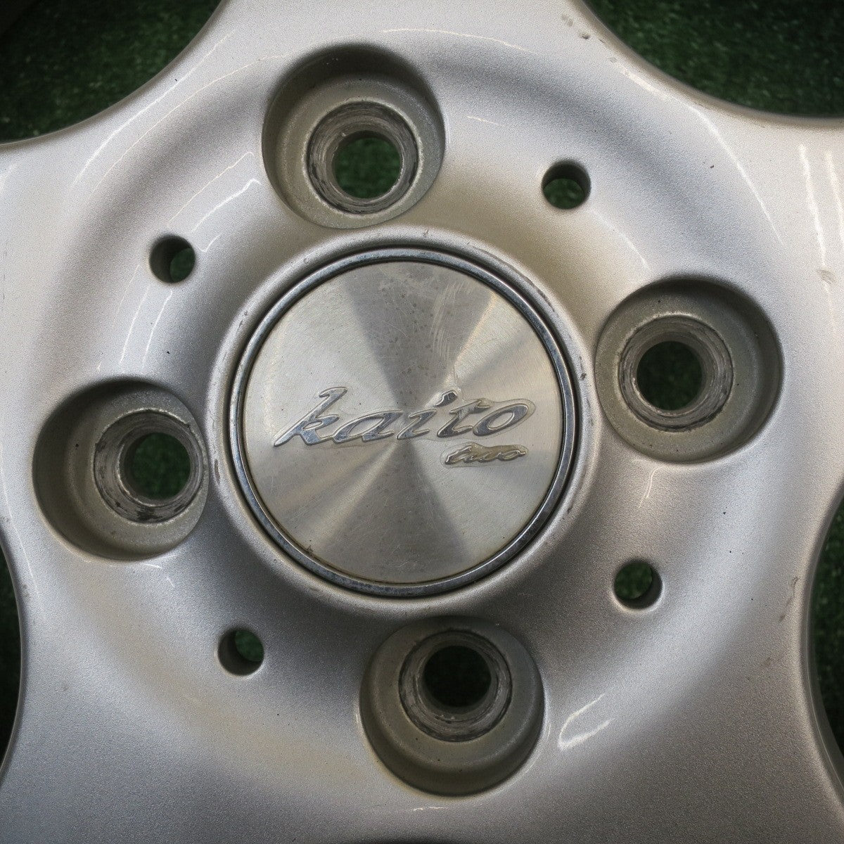 4本価格★Kaito two カイト ツー 13インチ 社外 アルミ ホイール 13×4.00B PCD100/4H★5110104NJホ