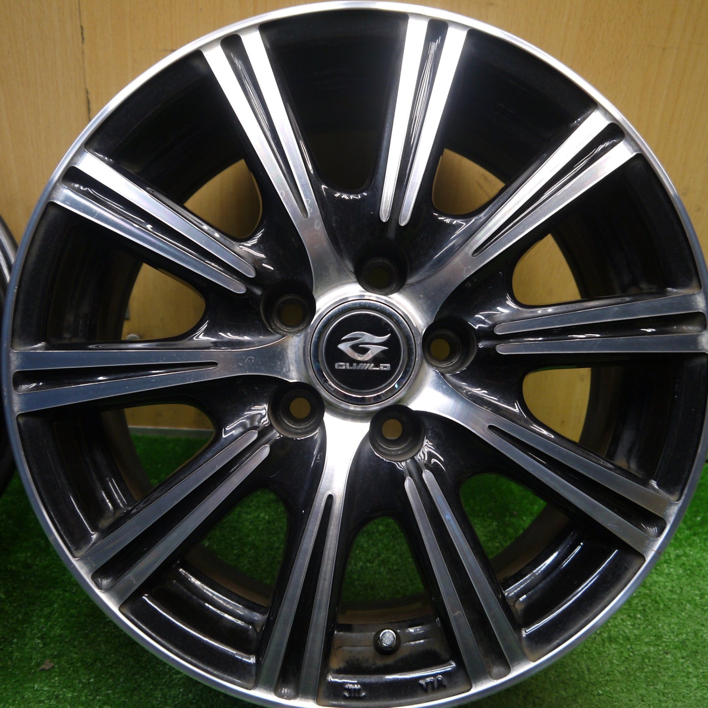 4本価格★プリウス シエンタ 等 Guild XS weds 15インチ ギルド ウェッズ ホイール 15×6J PCD100/5H★5120803Hホ