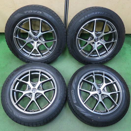 バリ溝！22年！8.5分★RMP 025F MID 225/60R18 スタッドレス トーヨー ウインター トランパス TX ピレリ アイスゼロ アシンメトリコ 18インチ PCD114.3/5H★5100903イス