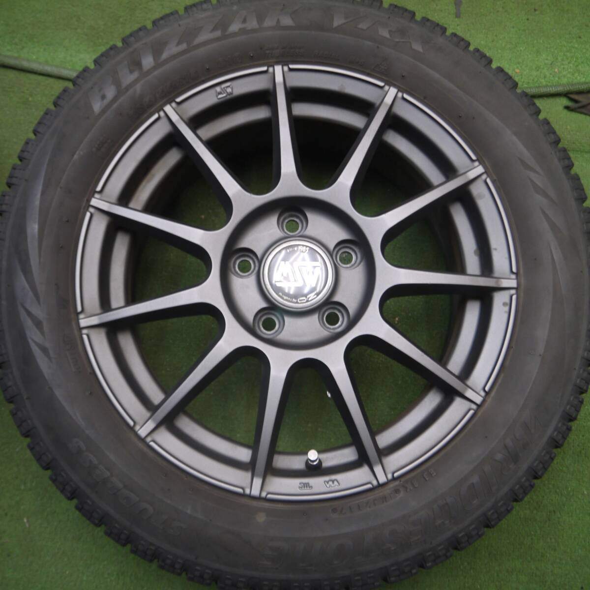 4本価格★ワーゲン 等 MSW O・Z 205/55R16 スタッドレス ブリヂストン ブリザック VRX OZレーシング PCD112/5H★4061210Hス