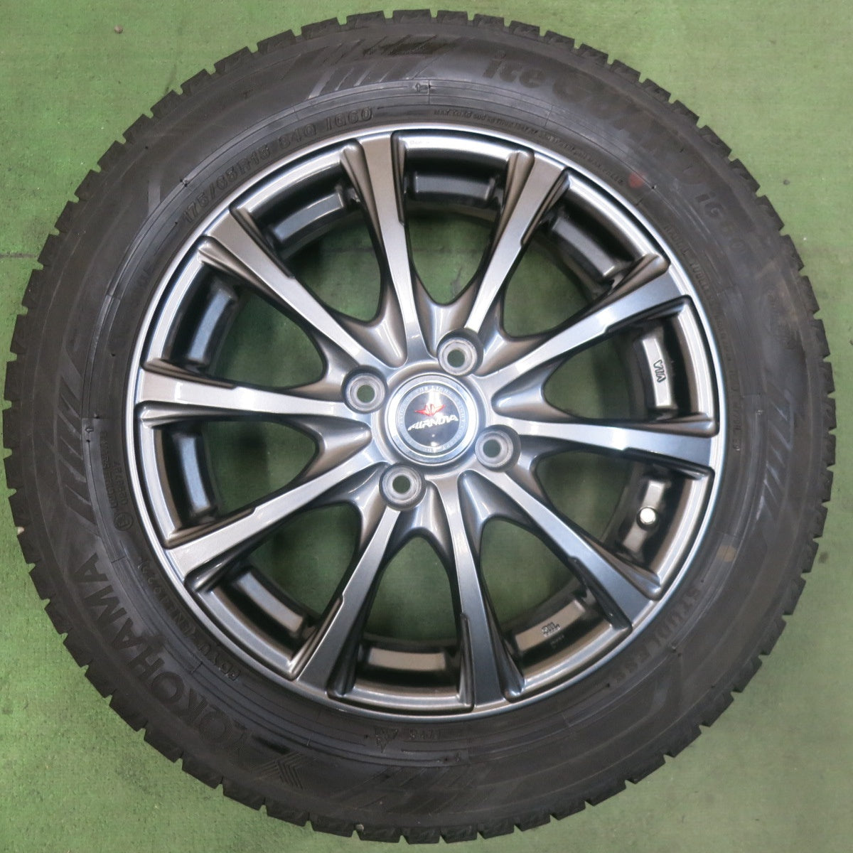 バリ溝！22年！8.5分★スタッドレス 175/65R15 ヨコハマ アイスガード iG60 AIRNOVA SB10 エアノヴァ 15インチ PCD100/4H★5112502SKス