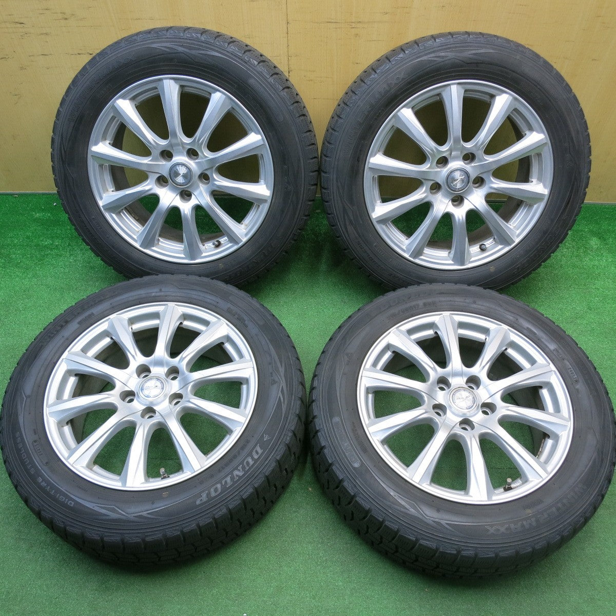 4本価格★スタッドレス 215/60R17 ダンロップ ウインターマックス WM01 JOKER ジョーカー 17インチ PCD114.3/5H★5121808HAス