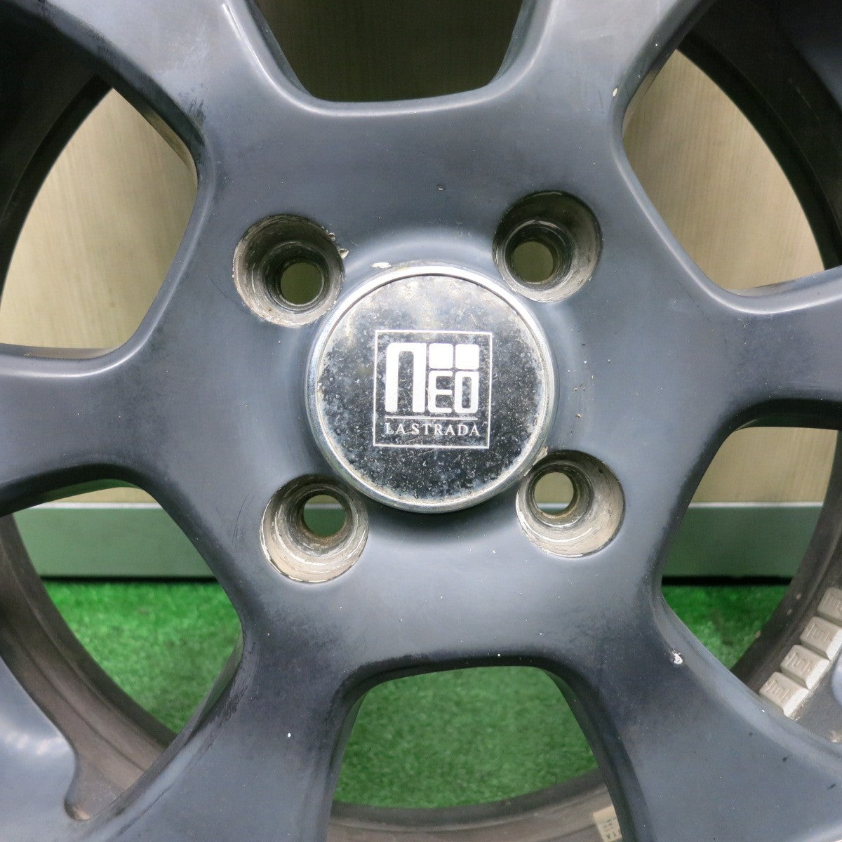 *送料無料* バリ溝！20年！9分★165/60R15 トーヨー R/T オープンカントリー NEO LA STRADA ネオ ラ ストラーダ 14インチ PCD100/4H★4032504TNノ