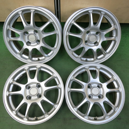 キレイ★ECO FORME ブリヂストン製 15インチ ホイール 15×6J エコフォルム PCD100/4H★5051611SYホ