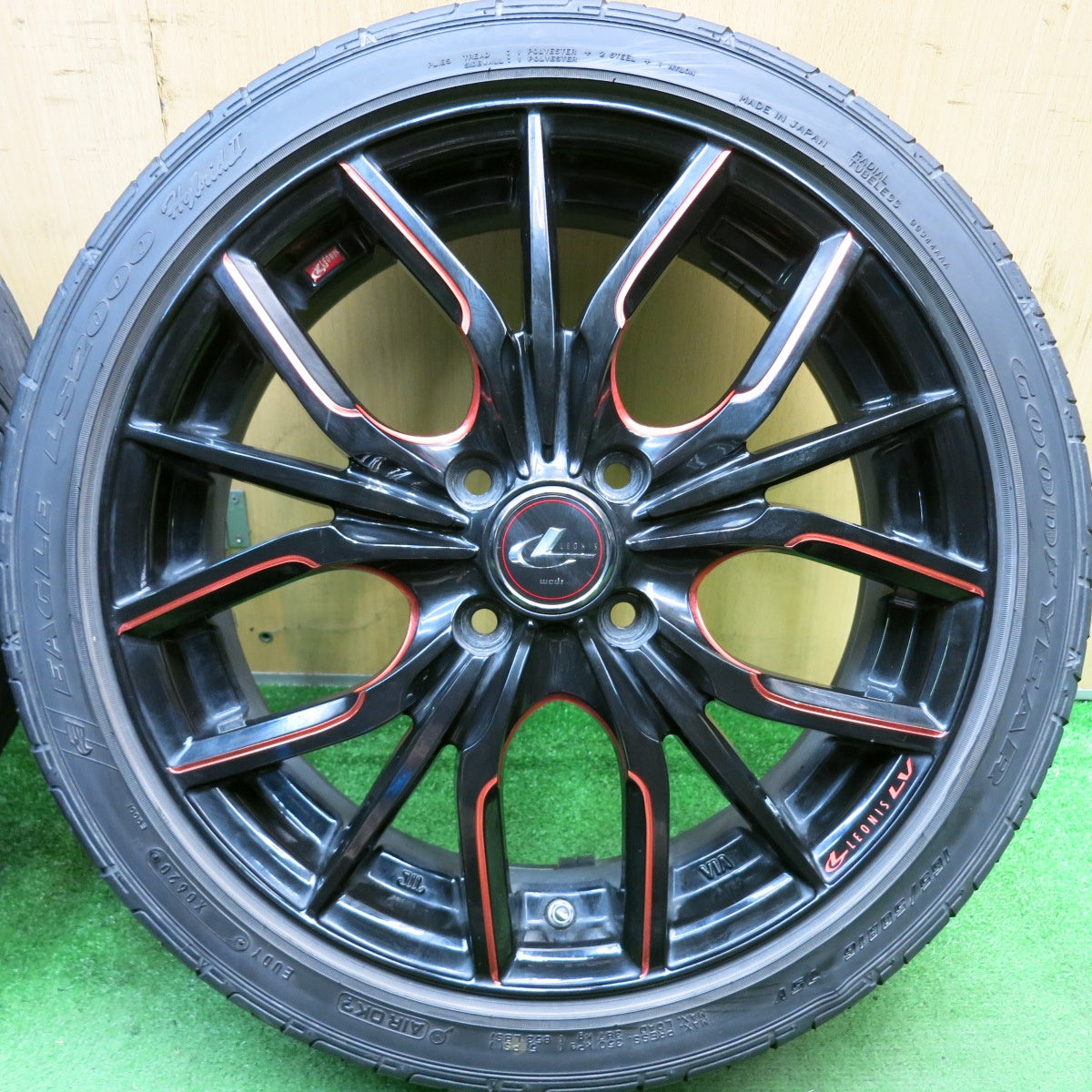 4本価格★LEONIS LV 165/50R16 グッドイヤー イーグル LS2000 hybrid2 レオニス 16インチ 軽 サイズ PCD100/4H★5062205HAノ