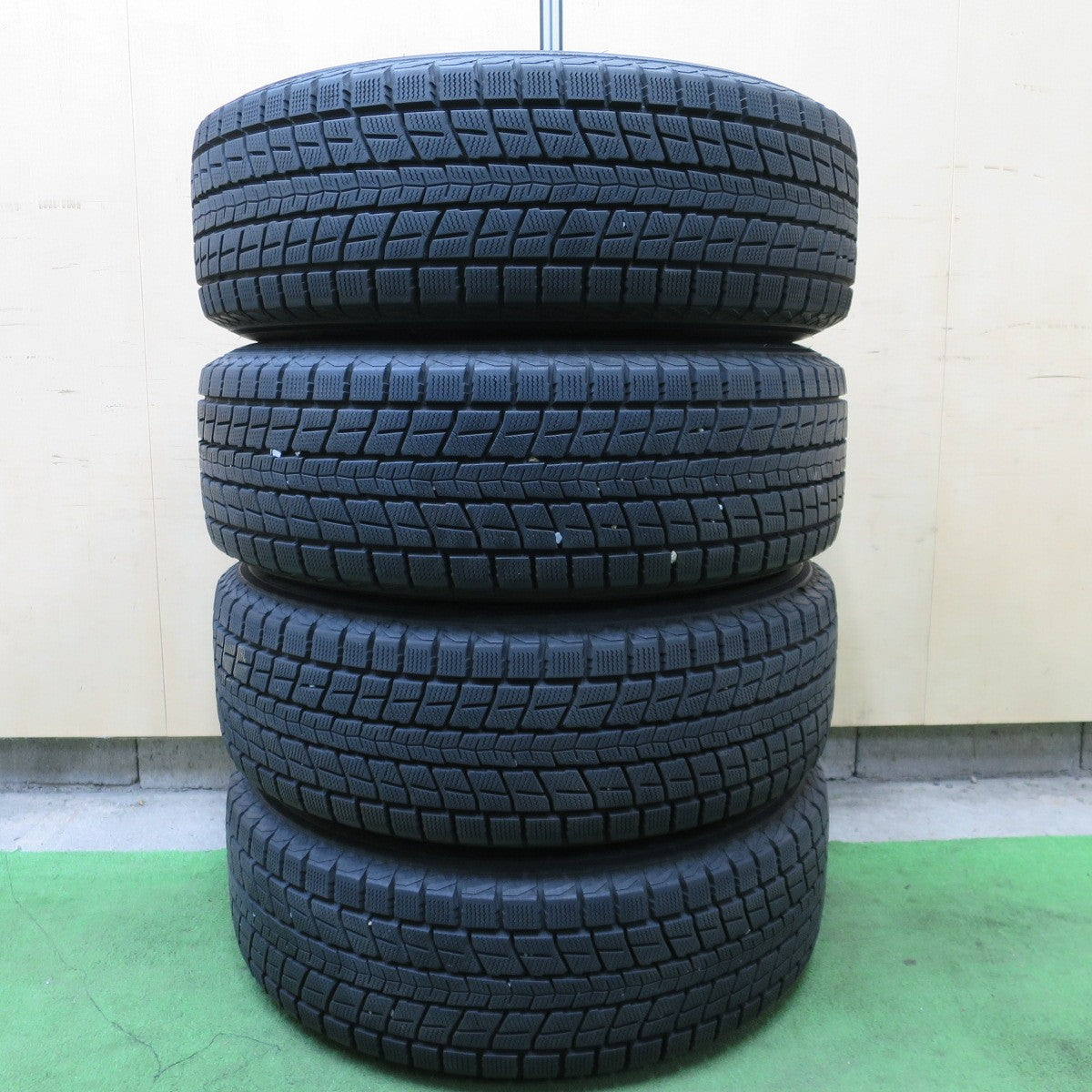 バリ溝！キレイ！9.5分★スタッドレス 225/65R17 ダンロップ ウインターマックス SJ8 ZACK JP-112 MONZA ザック 17インチ PCD114.3/5H★6021404ナス