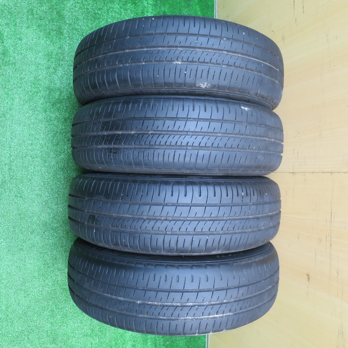 4本価格！21年★日産 キューブ 純正 スチール 175/65R15 ダンロップ エナセーブ EC204 15インチ PCD100/4H★5101402NJノ