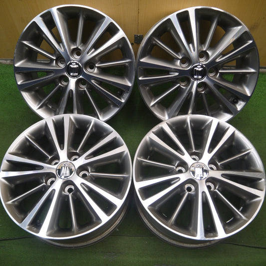 *送料無料* 4本価格★トヨタ 200系 クラウン ロイヤル 純正 ホイール 16インチ 16×7J PCD114.3/5H★4061802Hホ