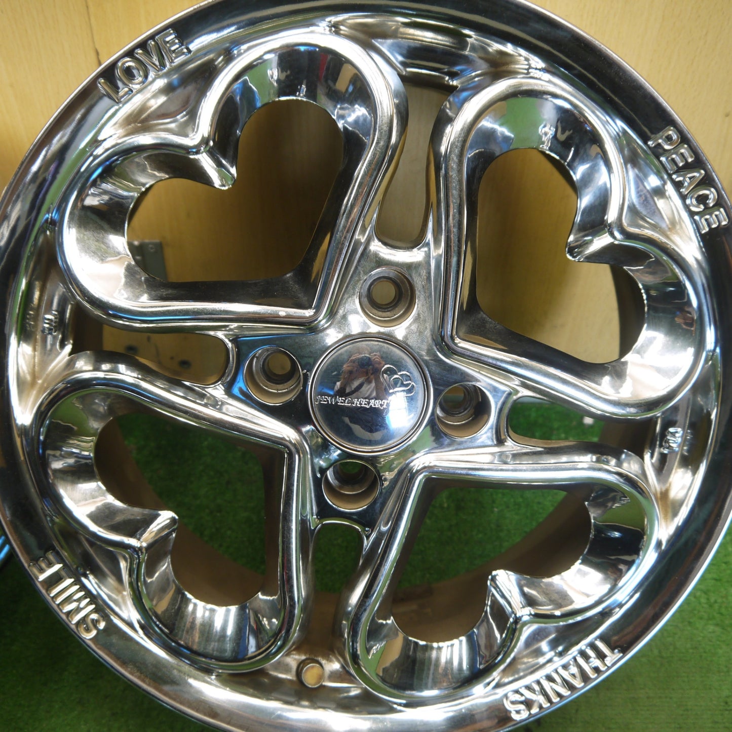 キレイ★PIAA JEWEL HEART 15インチ ピア ジュエルハート ホイール 15×6.0J PCD100/4H★6062907Hホ