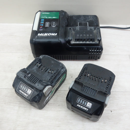 [送料無料] ☆ハイコーキ マルチ ボルト リチウム イオン 蓄電池 DC18V 36V BSL36A18 急速 充電器 UC18YDL2 セット HiKOKI 電動 工具☆