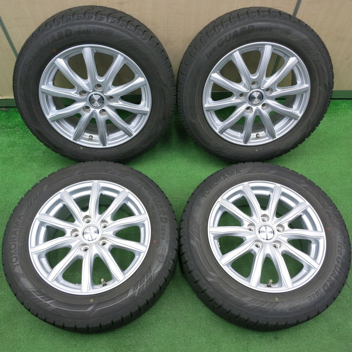 [送料無料] バリ溝！キレイ！9分★スタッドレス 205/60R16 ヨコハマ アイスガード iG60 JOKER ジョーカー 16インチ PCD114.3/5H★4112609TNス