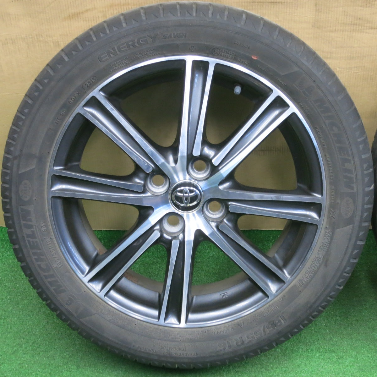 4本価格★トヨタ 160系 カローラ フィールダー W×B 純正 185/55R16 ミシュラン エナジーセイバー 16インチ PCD100/4H★6021102NKノ