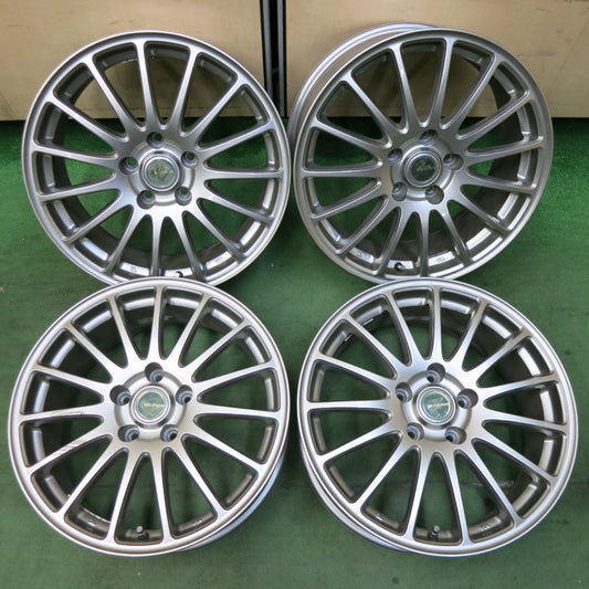[送料無料] キレイ★ECO FORME ブリヂストン製 ホイール 17インチ エコフォルム 17×7J PCD114.3/5H★5021420SYホ