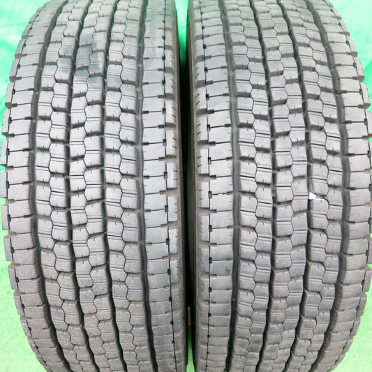 *送料無料* バリ溝！23年！9.5分★トラック タイヤ 245/70R19.5 136/134J スタッドレス ブリヂストン W999 19.5インチ★4042403ナスタ