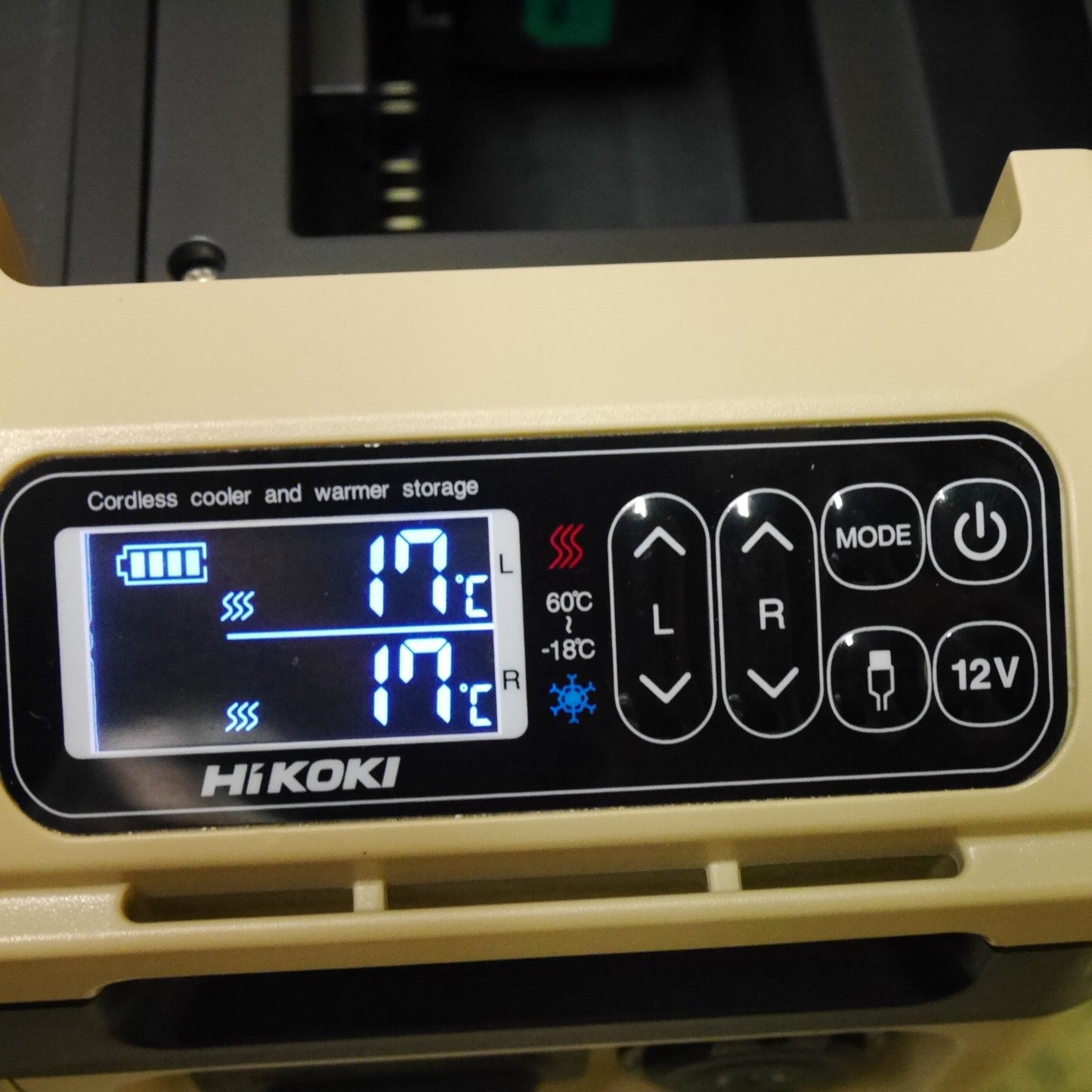 [送料無料] キレイ☆HiKOKI ハイコーキ コードレス 冷温庫 UL18DC 18L サンドベージュ バッテリー BSL36B18 18V ポータブル☆
