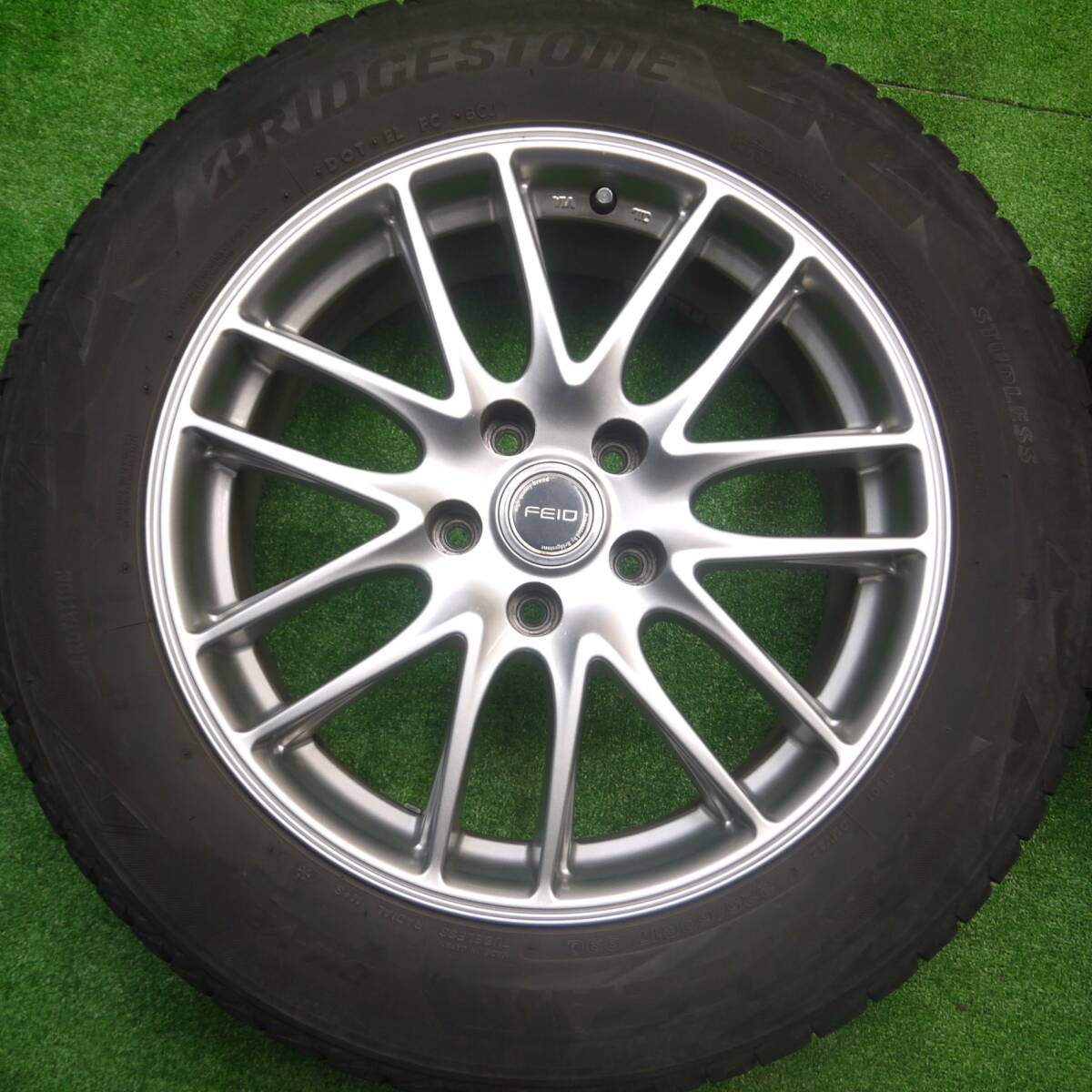4本価格★スタッドレス 225/60R17 ブリヂストン ブリザック DM-V2 FEID 17インチ PCD114.3/5H★4082301Hス