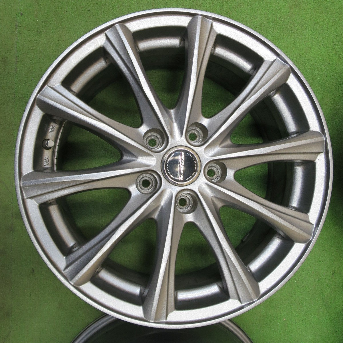 4本価格★WAREN HOT STUFF 17インチ ホイール ヴァーレン ホット スタッフ 17×7J PCD114.3/5H★6040103NGホ