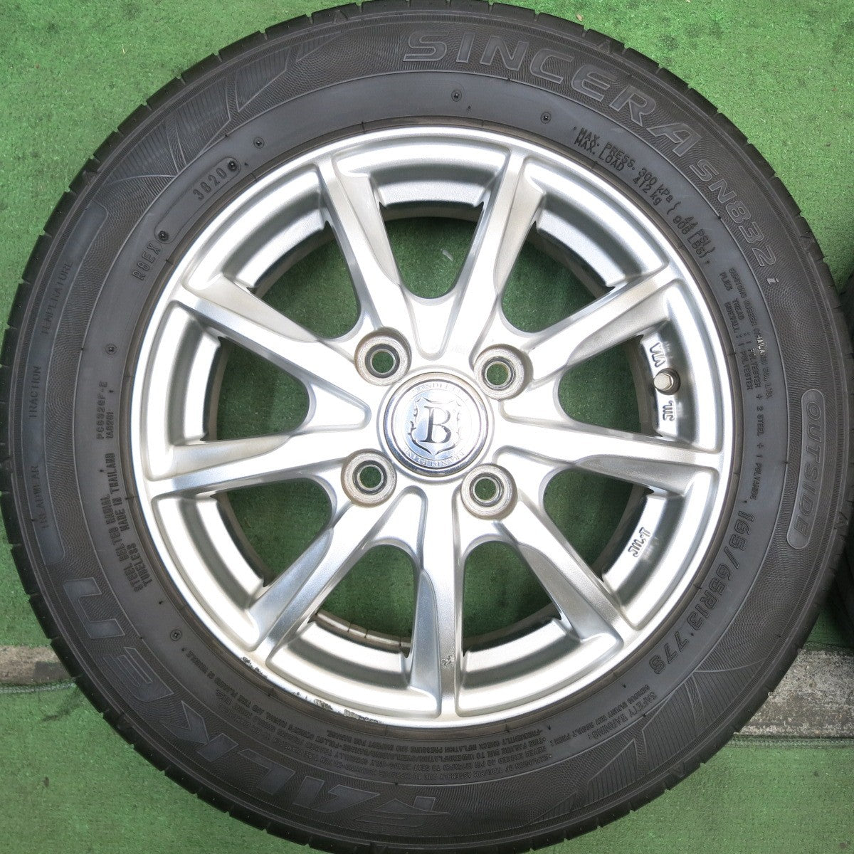 4本価格！21年★165/65R13 ファルケン シンセラ SN832i BRANDLE-LINE ブランドルライン 13インチ 軽サイズ PCD100/4H★5081012HAノ