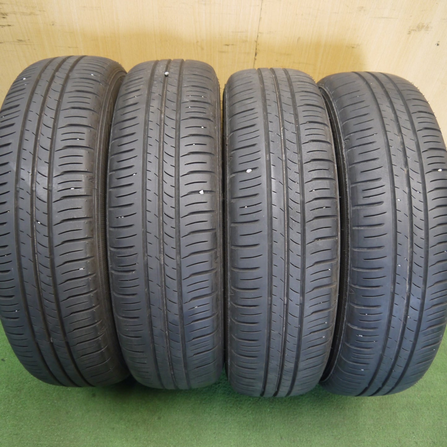 キレイ！23年★165/60R15 ダンロップ エナセーブ EC300+ F-DIRECTION Fディレクション 15インチ 軽サイズ ハスラー 等 PCD100/4H★6060901Hノ