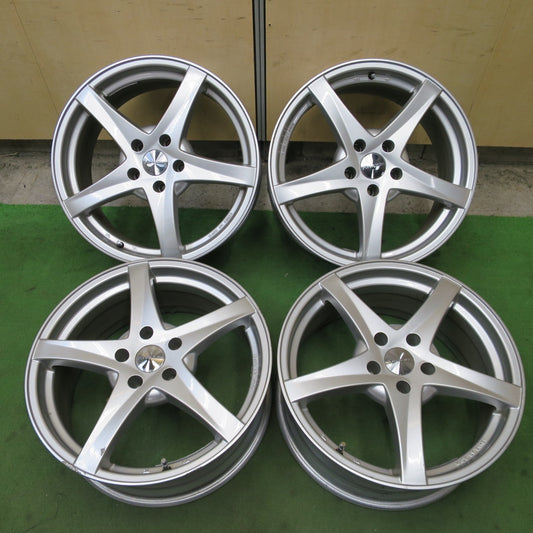 4本価格★RIVAZZA TUNER ENKEI 18インチ ホイール リヴァッツァ チューナー エンケイ 18×7.5J PCD114.3/5H★6070301NGホ