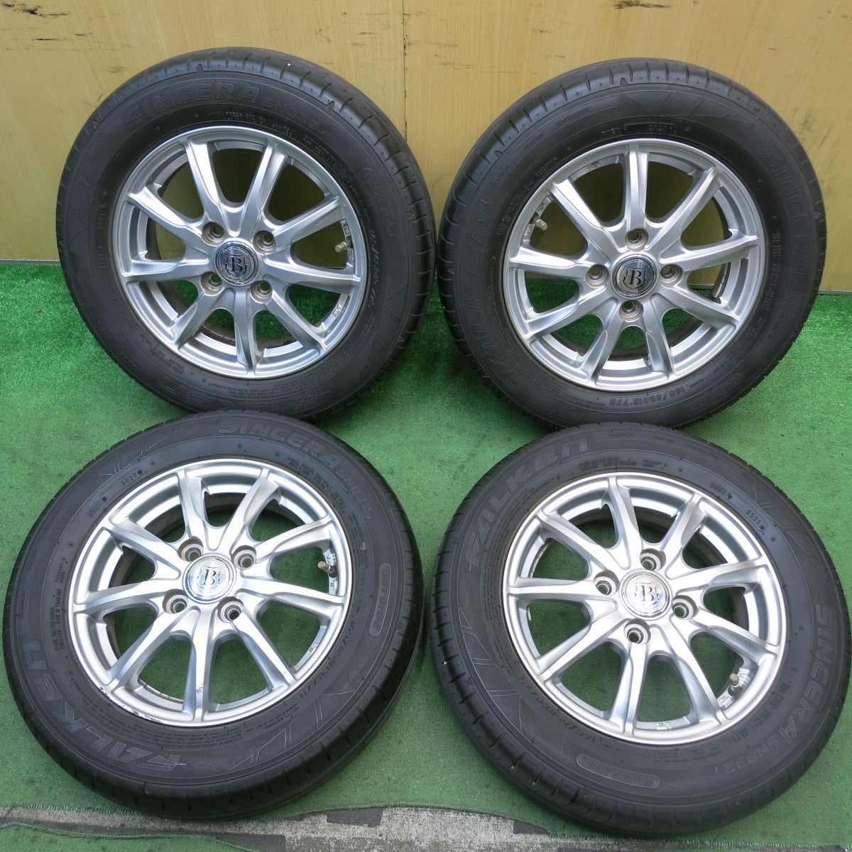4本価格！21年★165/65R13 ファルケン シンセラ SN832i BRANDLE-LINE ブランドルライン 13インチ 軽サイズ PCD100/4H★5081012HAノ
