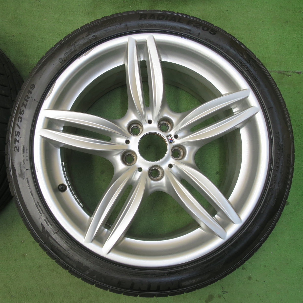 バリ溝！25年！9.5分★BMW F10 F11 5シリーズ Mスポーツ 純正 オプション OP 245/40R19 275/35R19 ミネルバ ラジアル F205 19インチ PCD120/5H★6022509イノ