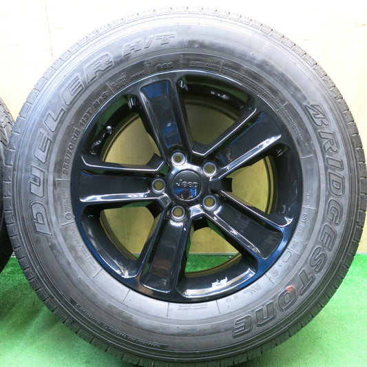 バリ溝!キレイ!9分◎ジープ JL ラングラー サハラ アルティテュード 純正 255/70R18 ブリヂストン デューラー H/T 685 18インチ PCD127/5H◎6092002HAノ