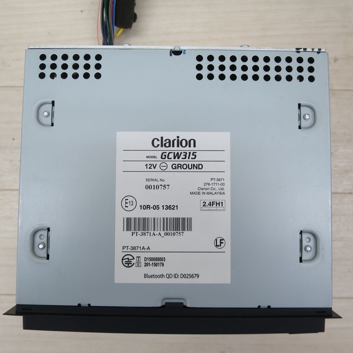 美品☆Clarion クラリオン 2DIN カー オーディオ GCW315 CD プレーヤー CD デッキ カー パーツ Bluetooth AM FM☆
