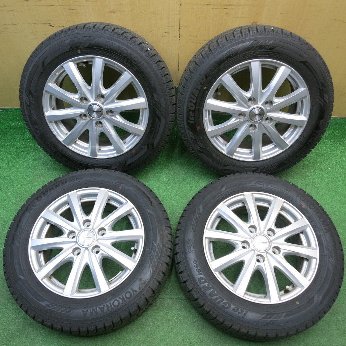 バリ溝！23年！9.5分★スタッドレス 185/65R15 ヨコハマ アイスガード iG60 ravrion RS01 ラブリオン 15インチ PCD114.3/5H★6022809HAス