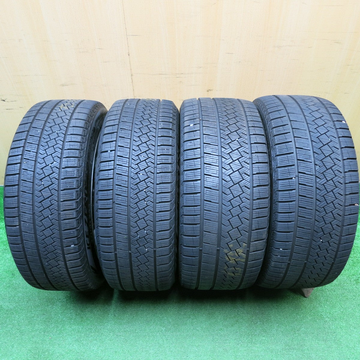 バリ溝！22年！9分★BMW Mスポーツ タイプ 225/45R18 255/40R18 スタッドレス ピレリ アイスゼロ アシンメトリコ 社外 アルミ 18インチ PCD120/5H★5111312HAス