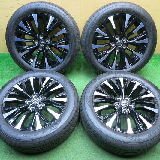 新車外し！23年★トヨタ 40系 アルファード ヴェルファイア エグゼクティブ 純正 225/55R19 ダンロップ SPスポーツマックス 060 19インチ PCD120/5H★5042901NJノ