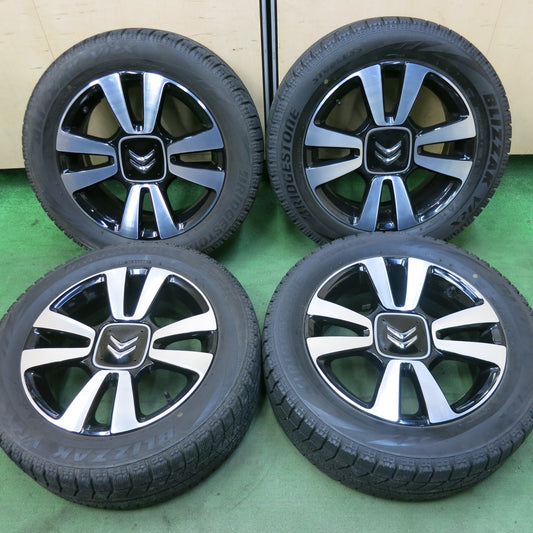 バリ溝！21年！9.5分★シトロエン C3 純正 205/55R16 スタッドレス ブリヂストン ブリザック VRX 16インチ PCD108/4H★5090602SKス