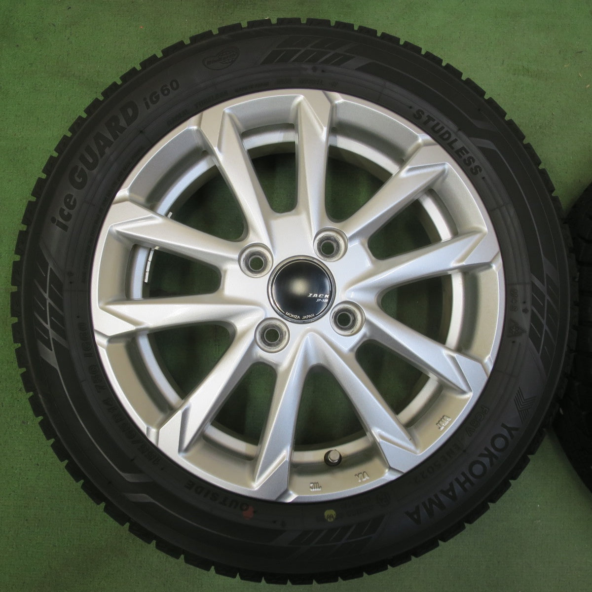 バリ溝！22年！9分◎スタッドレス 155/65R14 ヨコハマ アイスガード iG60 ブリヂストン ブリザック VRX2 ZACK JP-325 MONZA ザック モンツァ 14インチ PCD100/4H◎6080901イス