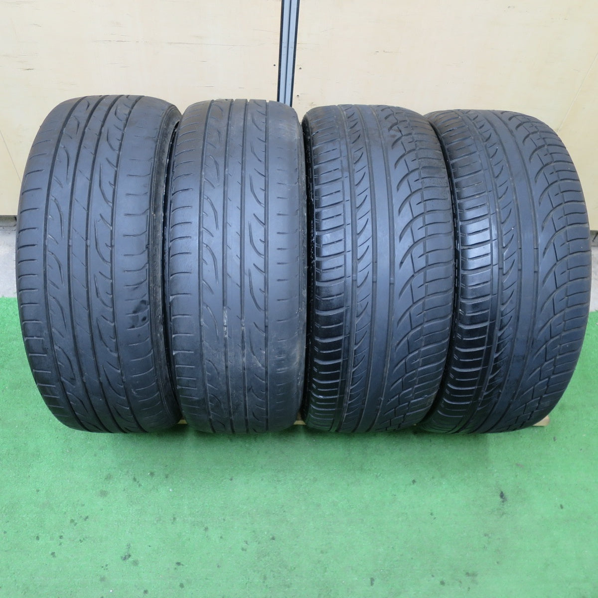 4本価格★プリウス 等 215/35R19 ダンロップ LE MANS LM704 フルウェイ HP108 PERFORMANCE WHEELS 19インチ PCD100/5H★5060601TTノ