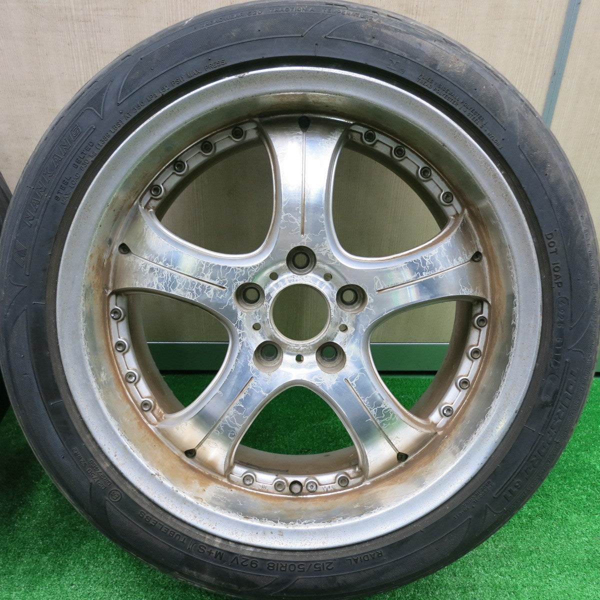 *送料無料* バリ溝！8.5分★Diavoletto 215/50R18 245/45R18 ナンカン TOURSPORT 611 NS-2 ディアヴォレット PCD114.3/5H★4081002HAノ