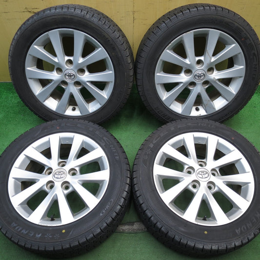 バリ溝！9.5分★トヨタ アイシス 純正 205/55R16 スタッドレス ケンダ KR36 アイステック ネオ 16インチ PCD114.3/5H★5060201NJス