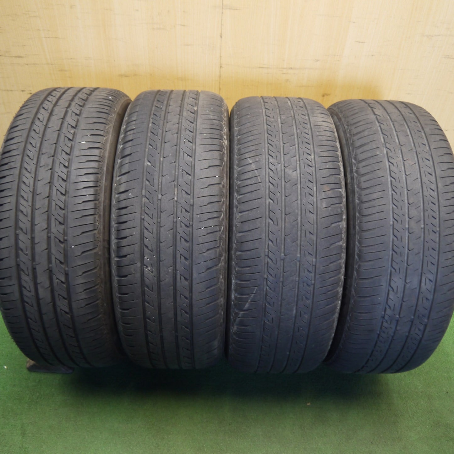 バリ溝！22年！8.5分★ホンダ オデッセイ アブソルート 純正 ENKEI 215/55R17 セイバーリング SL201 17インチ エンケイ PCD114.3/5H★6051510Hノ