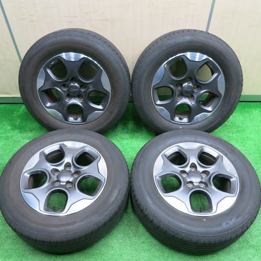 [送料無料] バリ溝！キレイ！8.5分★JEEP ジープ レネゲード 純正 215/65R16 ブリヂストン ネクストリー エコピア 16インチ PCD110/5H★4091403HAノ