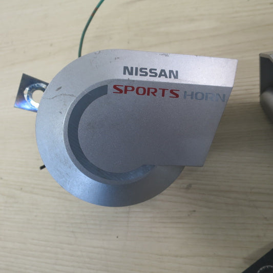 左右セット☆日産 純正 オプション スポーツ ホーン ZZ-12 クラクション NISSAN SPORTS HORN カー パーツ☆